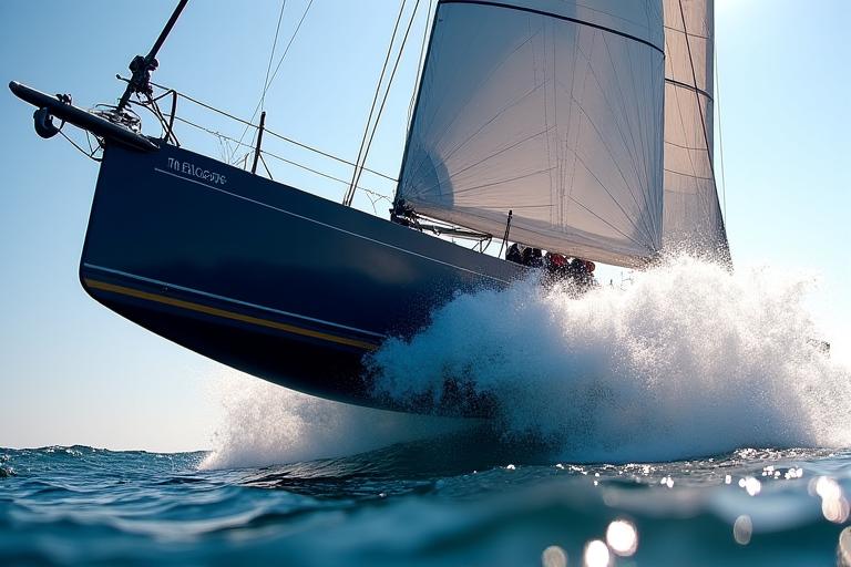 The Racer - High-Performance Sailboat>
<div class=